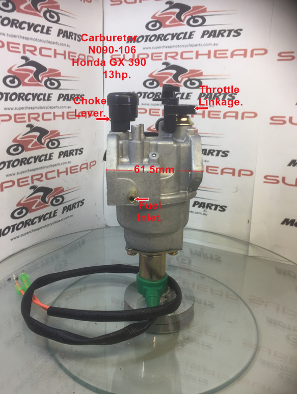 Carburetor, N090-106, 27mm, Honda GX 390, 13hp, Generators, Pumps. image 3
