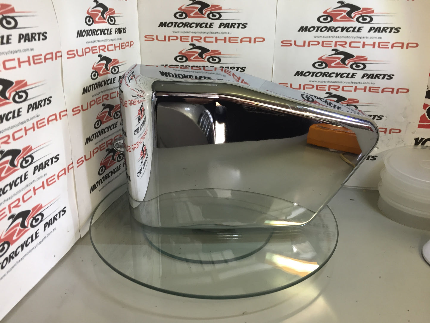 Laro Regal Left hand Side Cover, frame Cover, Chrome new. image 0