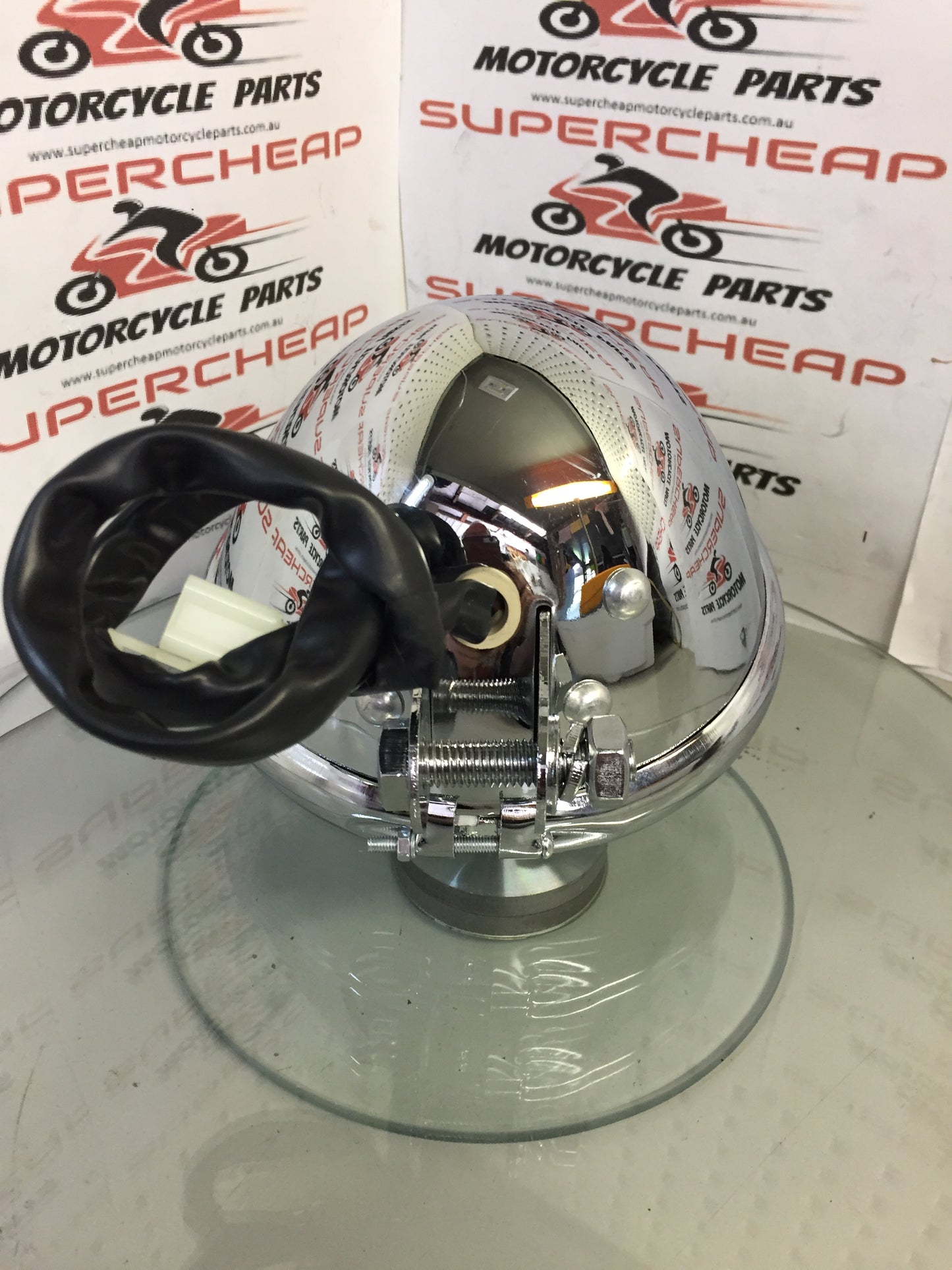 Laro Prostreet 350 and Hunter Daytona complete Headlight. Chrome. image 3