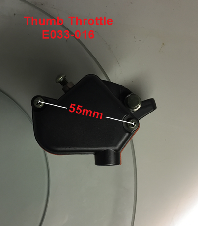ATV Thumb Throttle, E033-016, for smaller Chinese and Japanese quads. image 3