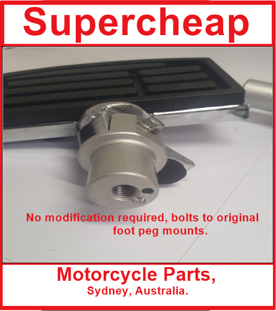 Laro Prostreet and Hunter Daytona riders foot peg replacement. image 1