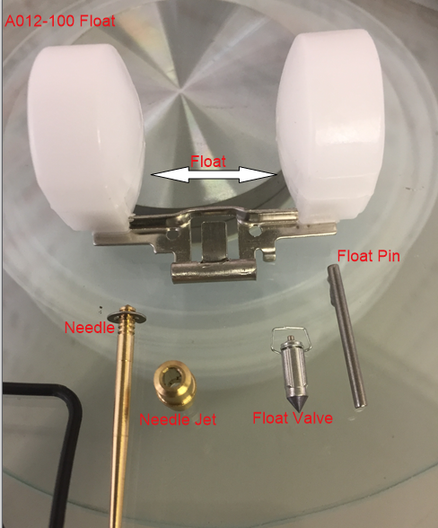 Carburetor Repair Kit, A012-021, PZ 20mm Carburetor. image 1