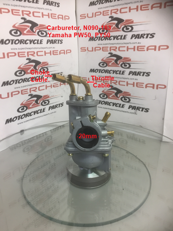 Carburetor, N090-163, Yamaha Pee Wee 50, PW50,  PY50, 1981 to 2009. image 3