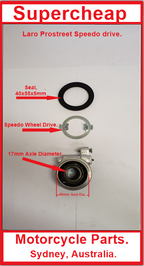 Laro Prostreet and Hunter speedo drive suits 17mm axle. image 2