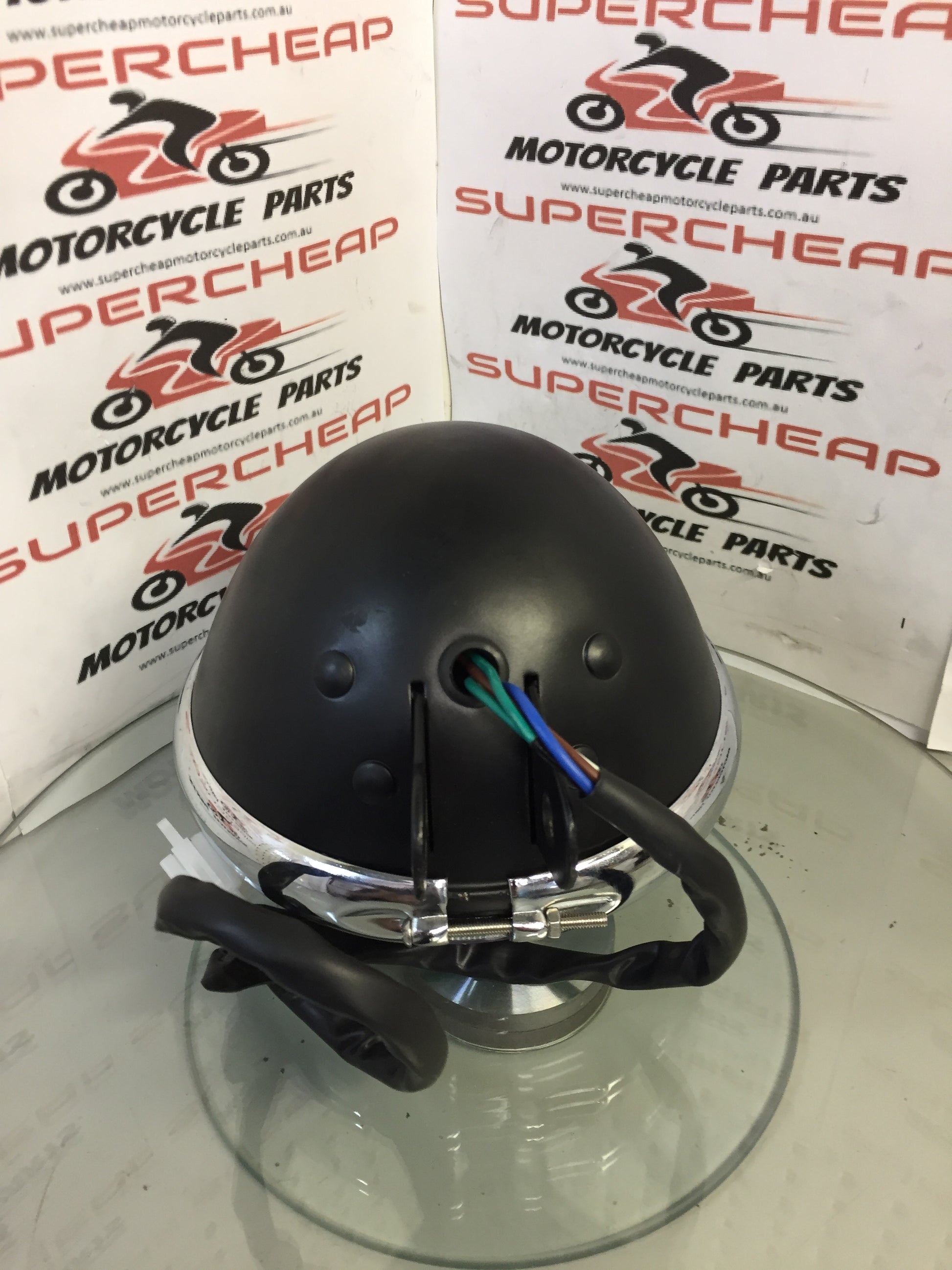 Laro Prostreet 350 and Hunter Daytona complete Headlight. Black. image 1