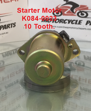 Starter Motor, K084-023, 10 Tooth, NF50, ATVs, Pit Bikes, Pocket Bikes. image 4