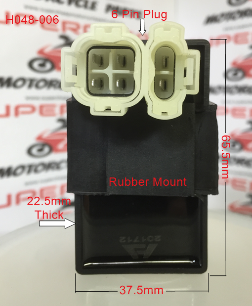 CDI, H048-006, 6 Pin, Suits, 125,150, 200, 300cc, Bikes and ATVs. image 0