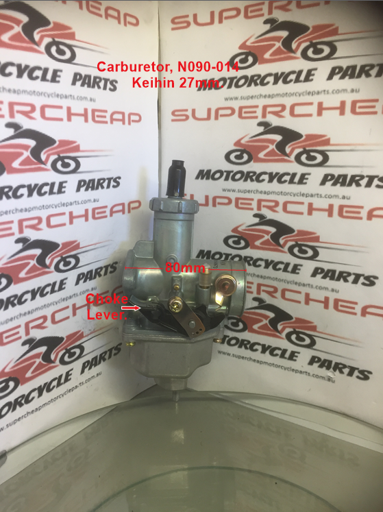 Carburetor, N090-014, Keihin 27mm, Dirt Bikes, Pit Bikes and ATVs. image 1