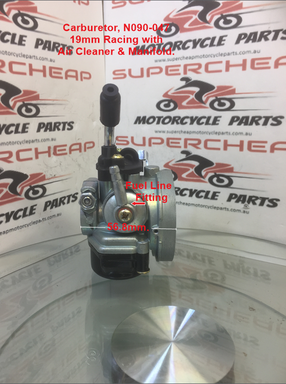 Carburetor, N090-047, 19mm Racing, 47 to 69cc Pocket bikes, ATVs and More. image 2