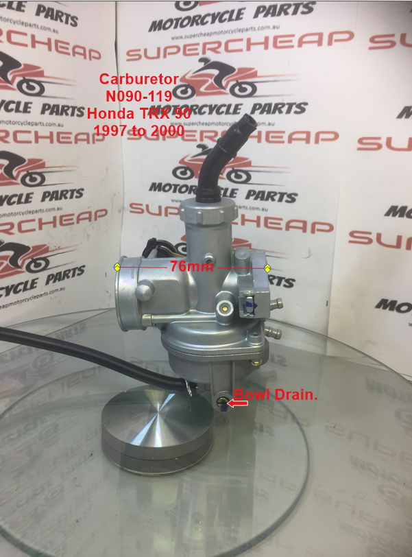 Carburetor, N090-119, 22mm,  Honda TRX 90/125 Fourtrax, ATC 110 and many more. image 1