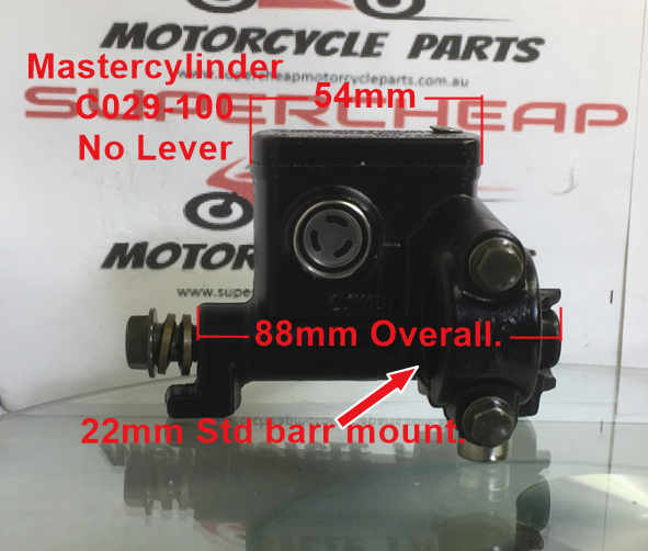 Mastercylinder, C029-100, Dirt Bikes, ATVs, Scooters, Pit Bikes. image 0