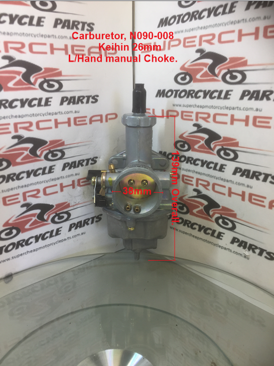 Carburetor, N090-008-MH, PZ- 26m suits Honda XR100, 1985 onwards. image 1