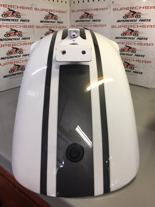 Laro Prostreet and Hunter Daytona Rear Mudgaurd, Rear Fender. White used. image 0