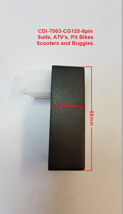 CDI-T003-CG125-6pin, suits ATVs, Pit Bikes, Dirt Bikes, Buggies and Go Karts. image 1