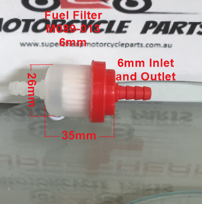 Fuel Filter, M089-013, 6mm. image 0