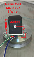 Pulse Coil, K079-025, 2 Wire, No plug Fitting, solder. image 0