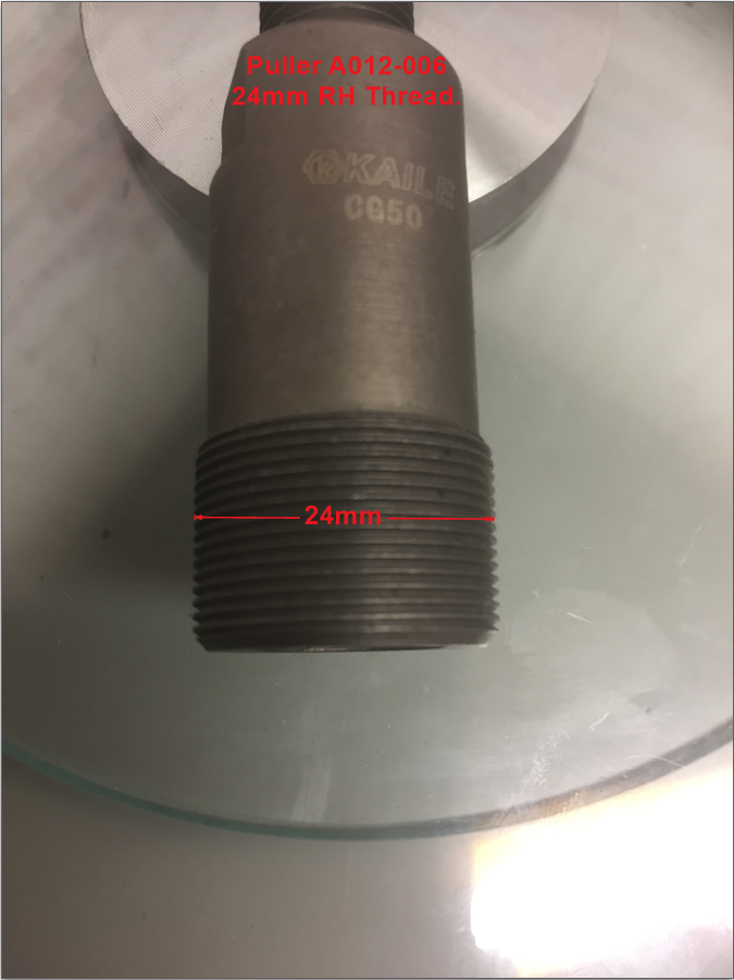 Rotor/Magneto Puller, A012-006, 24mm RH Thread. GY6, Pit Bikes, ATVs. image 1