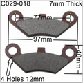 Brake Pads C029-018,  Pit bikes, Dirt bikes, ATVs, Scooters, Buggies & Go Karts. image 0