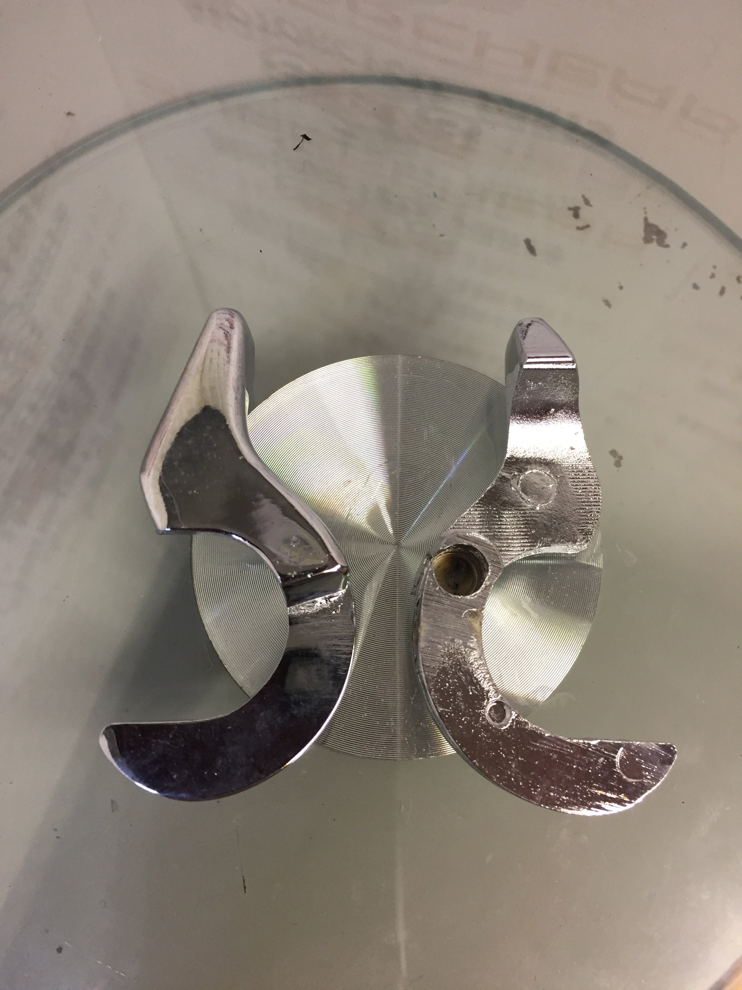 Laro Regal Raptor Choke Lever, chrome. image 0