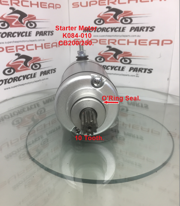 Starter Motor, K084-010, Honda's, CB 200/250, ATVs, Buggies, Go Karts. image 2