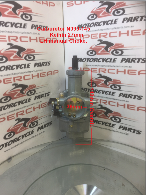 Carburetor, N090-145, Keihin 27mm, Fits Honda XL100, 125, 150cc image 0