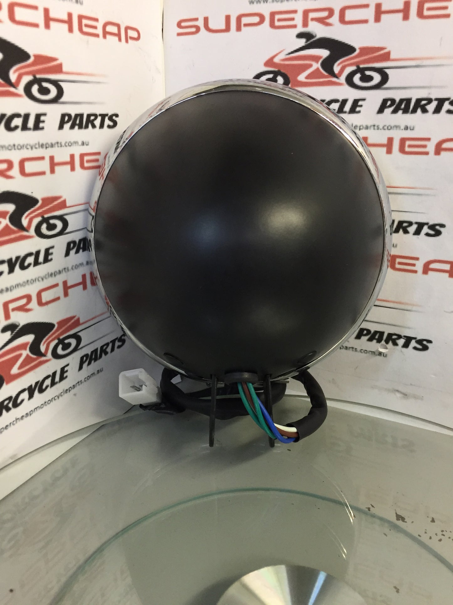 Laro Prostreet 350 and Hunter Daytona complete Headlight. Black. image 2