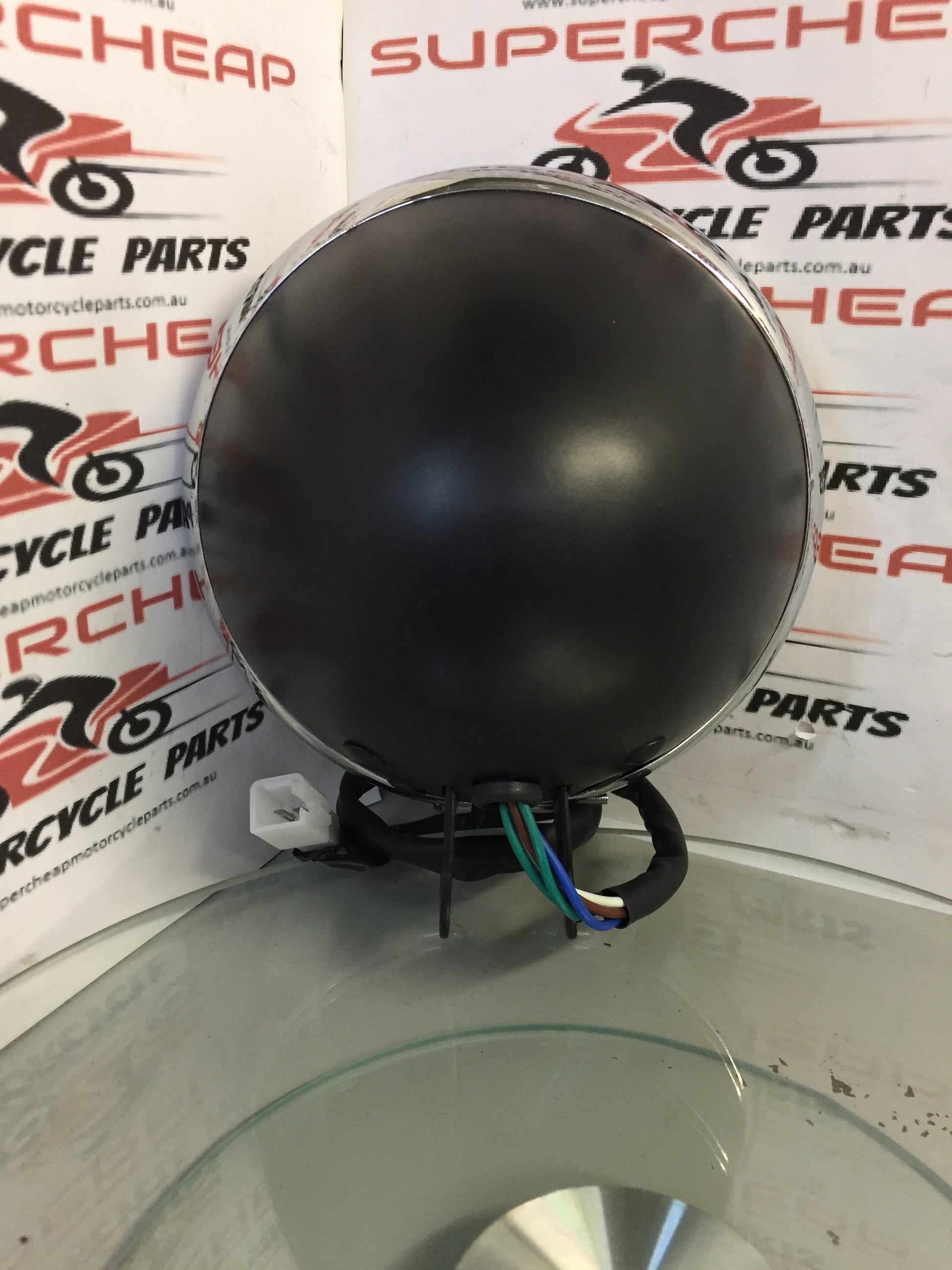 Laro Prostreet 350 and Hunter Daytona complete Headlight. Black. image 2