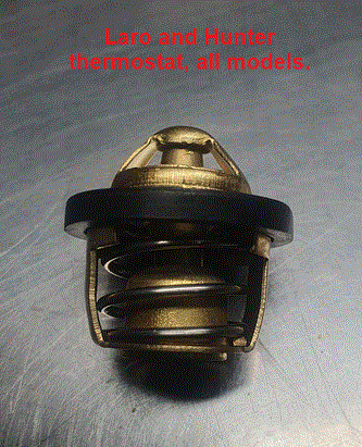 Laro and Hunter engine cooling system thermostat. image 0