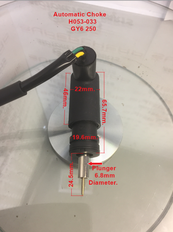 Automatic Choke, H053-033, GY6 250, Honda, Suzuki, Yamaha and Kawasaki. image 1