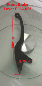 Brake Lever, E033-025, L/Hand Hydraulic for ATVs and Scooters image 2