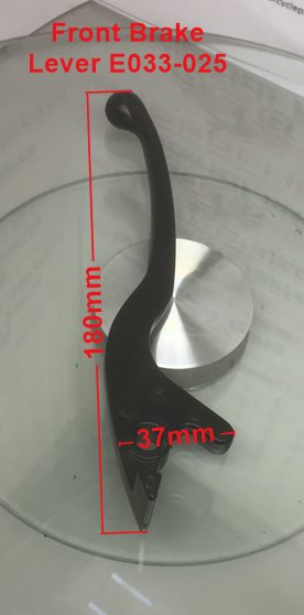 Brake Lever, E033-025, L/Hand Hydraulic for ATVs and Scooters image 2