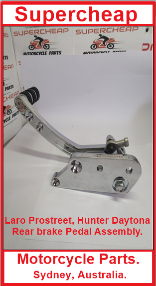 Laro Prostreet and Hunter Daytona rear brake pedal assembly. image 2