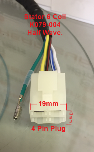 Stator/Magneto, K079-004, 6 Coil, Half wave. ATV, Dirt bike, Buggies. image 3
