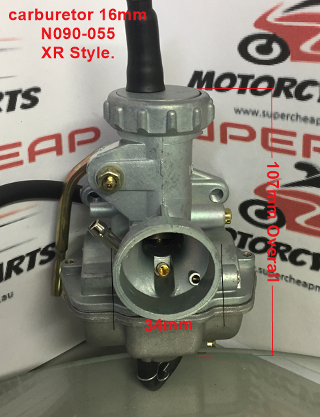 Carburetor, N090-055, 16mm, Honda XR80 Style, Suits,  ATVs, Dirt Bikes etc. image 1