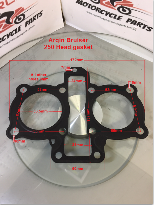 Arqin Bruiser, 250cc twin, head gasket. image 0