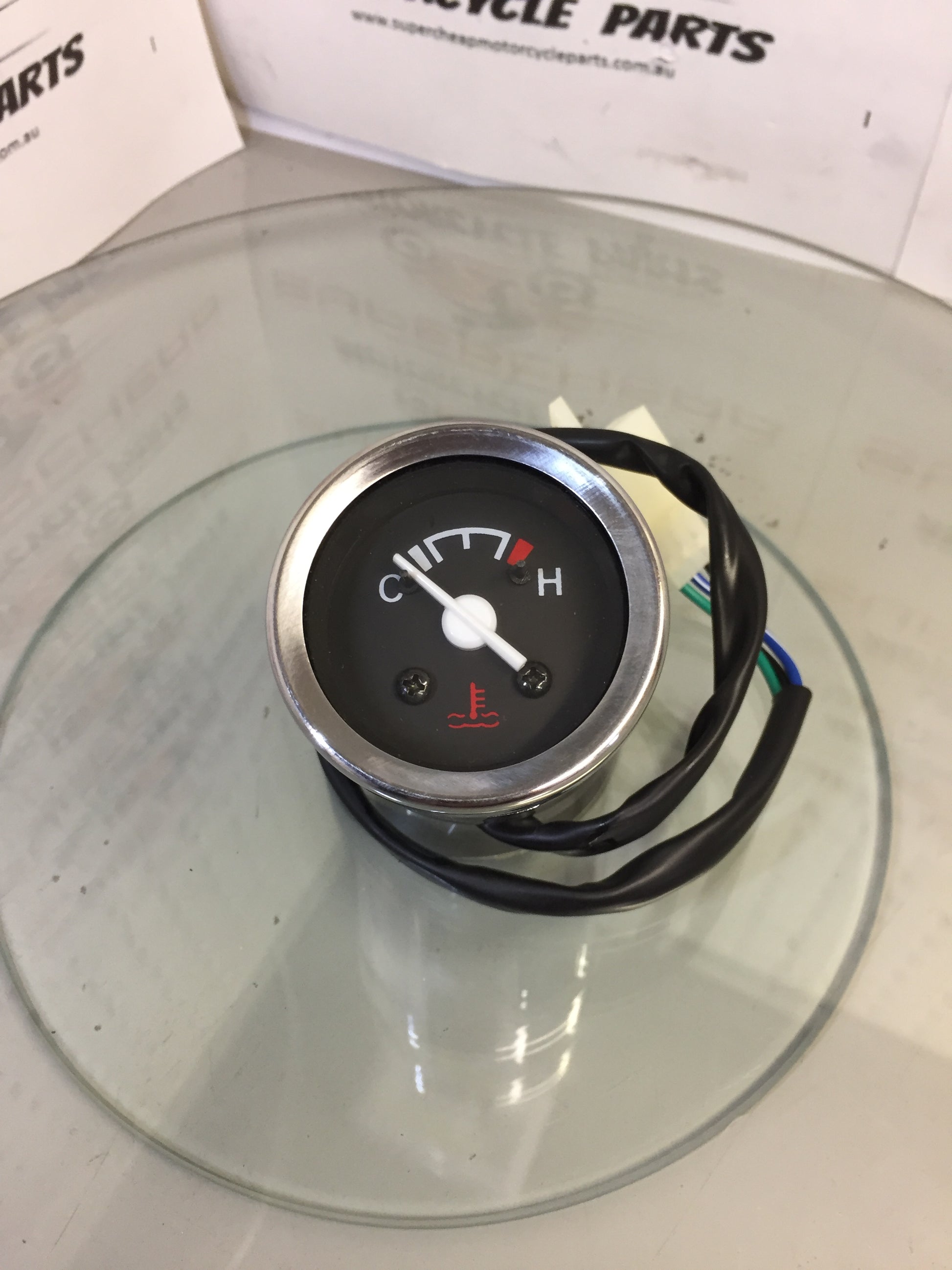 Laro Regal, Hunter Daytona and Prostreet 350cc, Temperature Gauge, with wiring. image 1