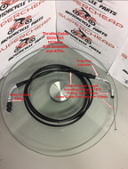 Throttle Cable, D030-031,1870mm, GY6 50cc to 150cc QMB139 image 0