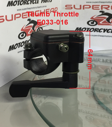 ATV Thumb Throttle, E033-016, for smaller Chinese and Japanese quads. image 0
