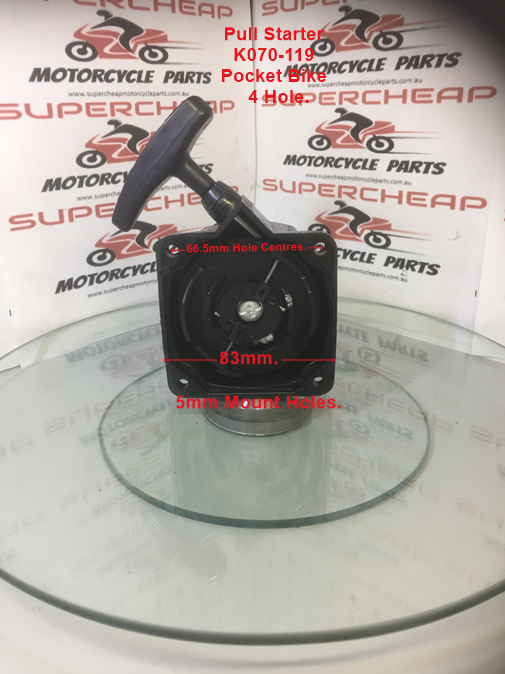 Pull Starter, K070-119, Suits  Pocket Bikes, ATVs, Scooters. image 0