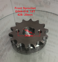 Front Sprocket, G044-021, 428, 14 Tooth, 20mm, requires retainer. image 0