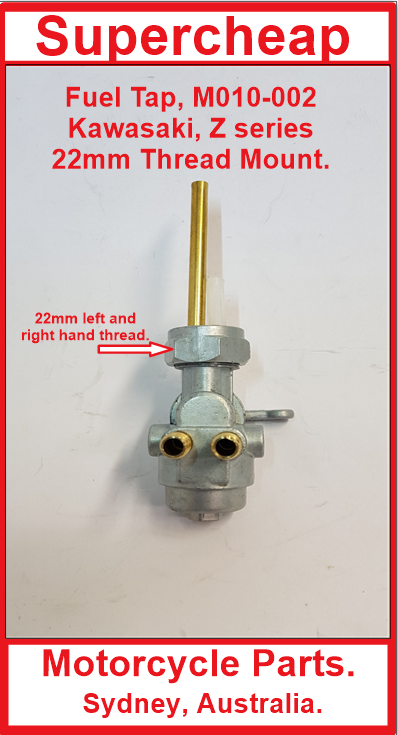 Fuel Tap M010-002, Kawasaki Z Series Fuel Tap  and suits many more. image 2