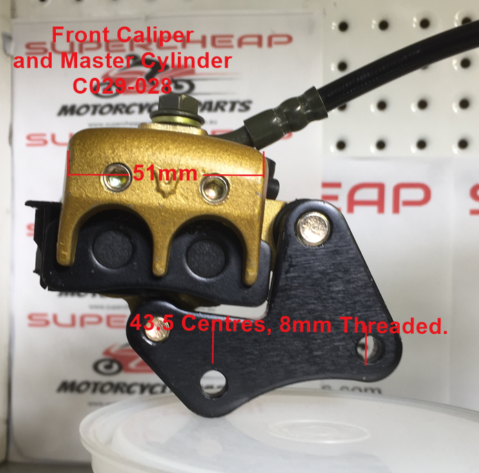 Front Brake Master Cylinder and Caliper, C029-028. Dirt Bikes, ATVs image 0
