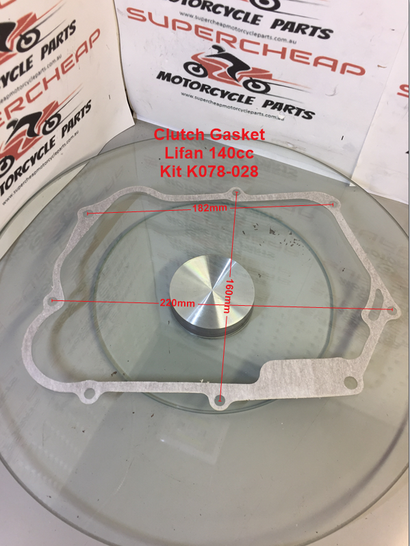 Gasket Set Complete, K078-028, Lifan 140cc, 55mm bore, Pit Bikes, Mini Bikes. image 2