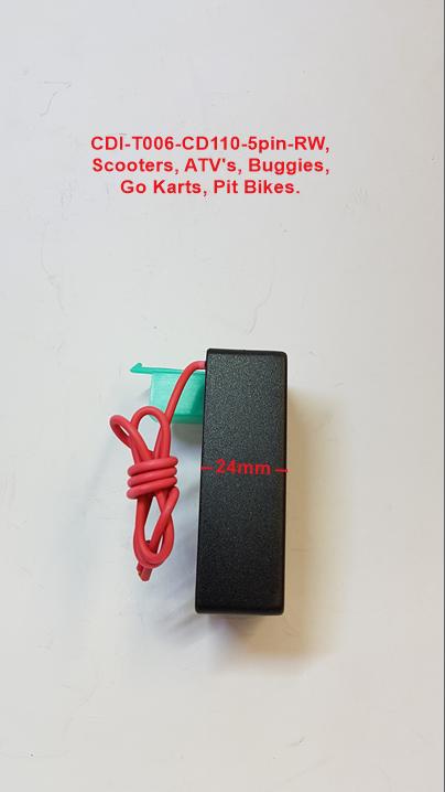 CDI-T006-CD110-5pin-RW, Scooters, Buggies, Go Karts, Pit Bikes. image 3