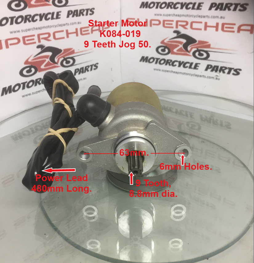 Starter Motor, K084-019, Yamaha Jog 50 and Many other Scooters and ATVs. image 2