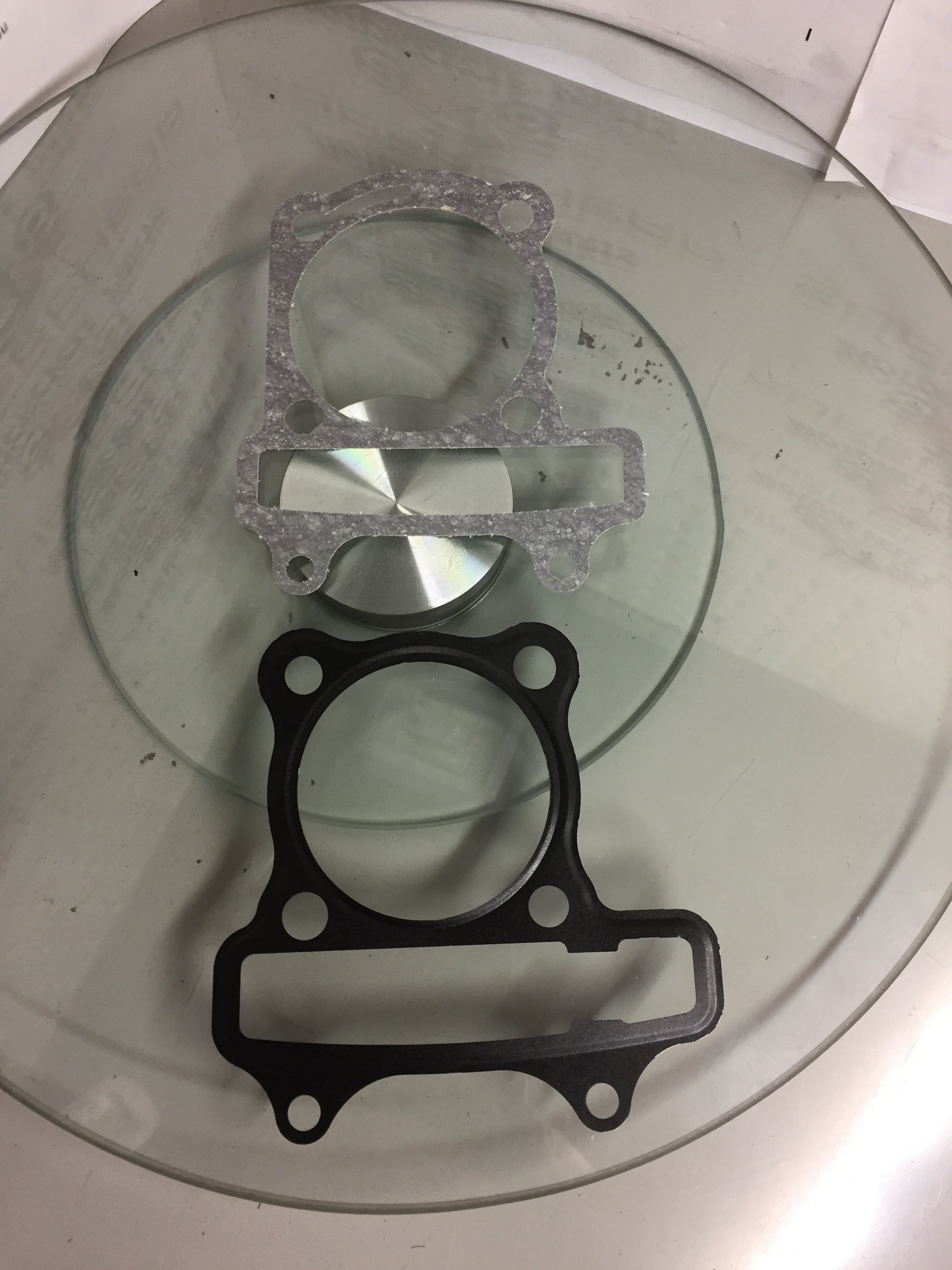 Gasket Set, K078-057,  57.4mm, GY6, 150cc, Top End, Head and Base Gasket. image 1