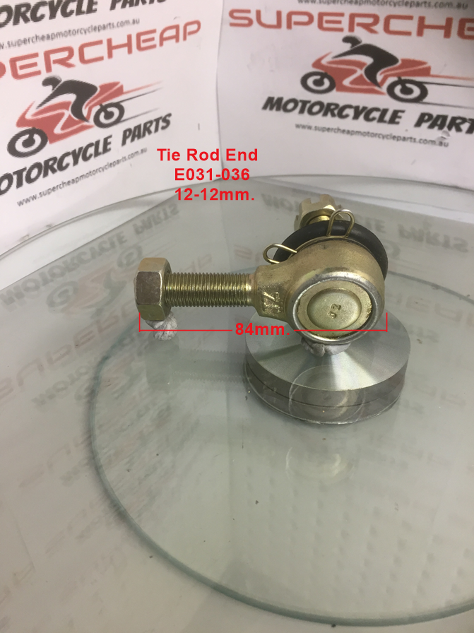 Tie Rod End, E031-036, 12-12mm Male Threads. UTVs, ATVs, Buggies. image 2