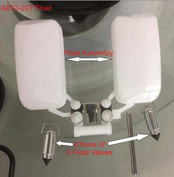 Carburetor Repair kit, A012-027,  22mm, Vacuum Throttle slide. Laro Regal 250. image 2