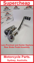 Laro Prostreet and Hunter Daytona rear brake pedal assembly. image 0