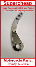 Laro ProStreet and Hunter Daytona rear brake pedal. Adjustable footpeg position. image 0